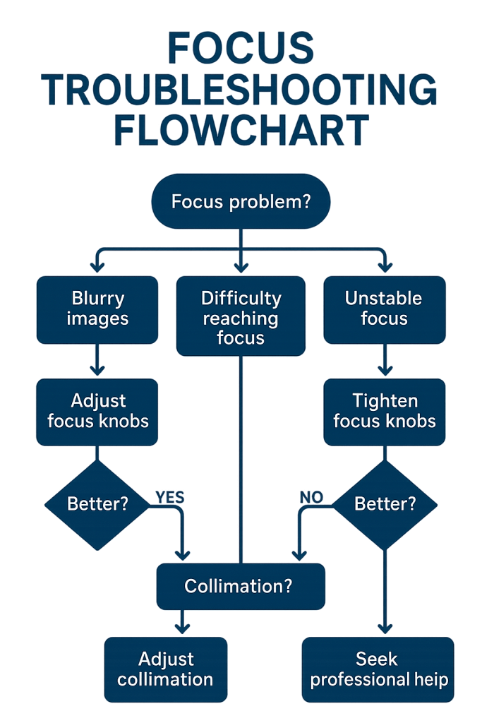 focus troubleshooting decision tree
